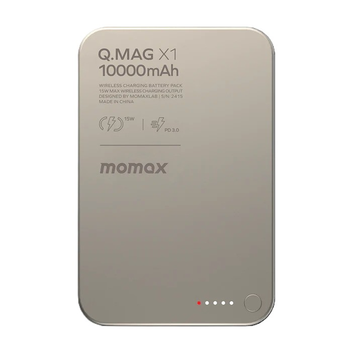 پاوربانک وایرلس شارژ مومکس 10000 میلی‌آمپر مدل Momax Q.Mag X1 IP117