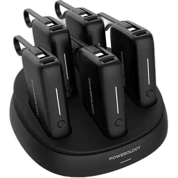 پاور بانک استیشن پاورولوژی Powerology × 5 10000mAh Power Bank Station