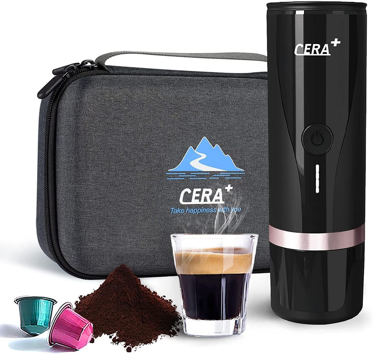 مینی اسپرسوساز قابل حمل مدل CERA+ Portable Espresso Maker PCM03