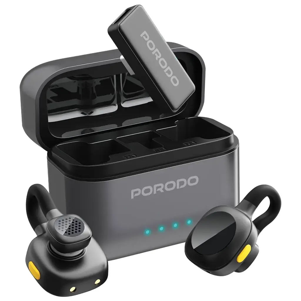 میکروفن یقه ایی پرودو مدل PDLAMPHF76BK ا Porodo Movo Lavalier